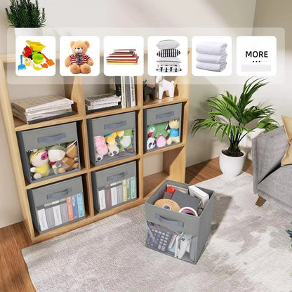 Cube storage drawers used for clothes organisation in closet