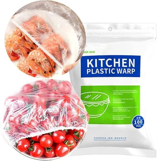 Disposable food storage covers elastic bowl and plate protection bags