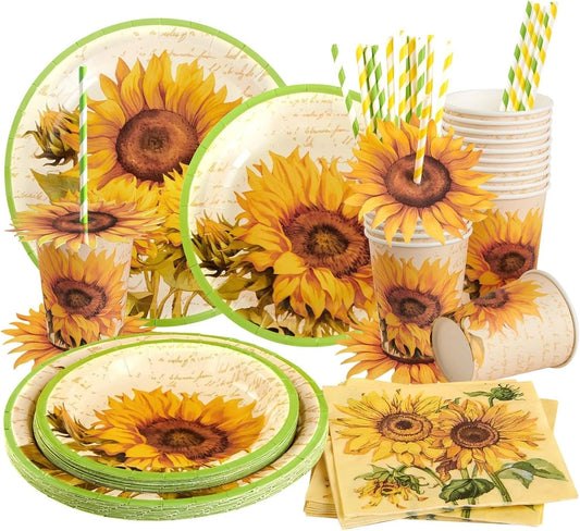 Disposable tableware party set for birthdays weddings and events