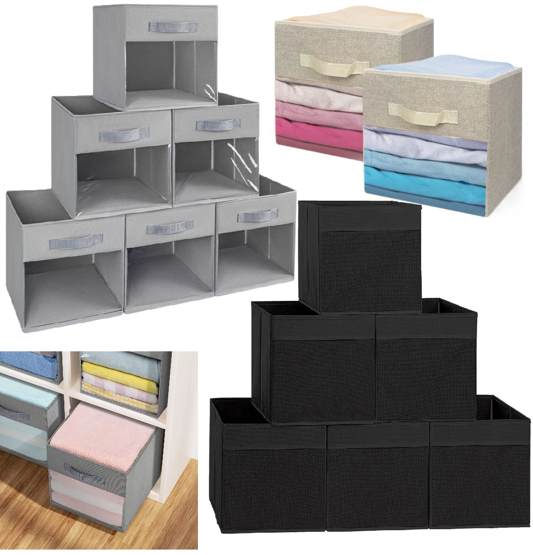 DIY storage cube boxes organiser for home use