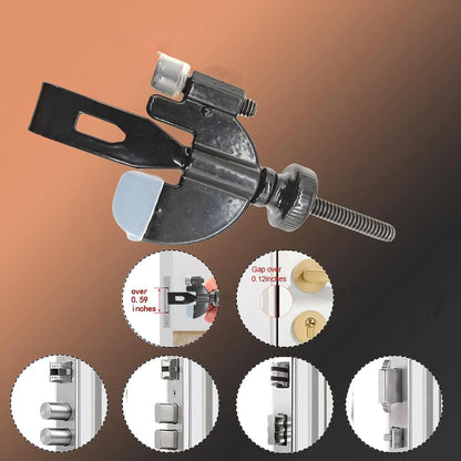 Door lock tool used at home for added night security