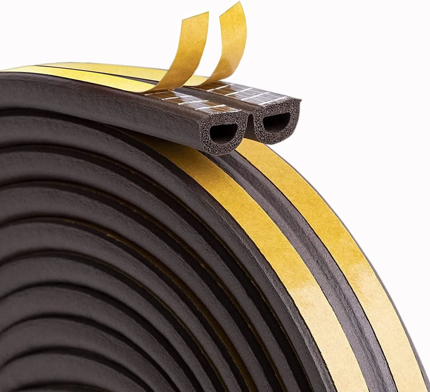 Door seal strip reducing noise and improving insulation