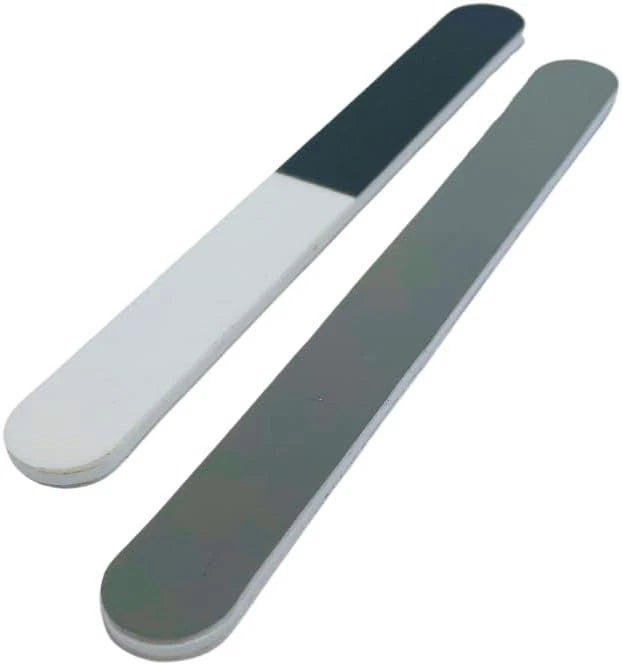 Double sided nail buffer tool used for manicure nail care