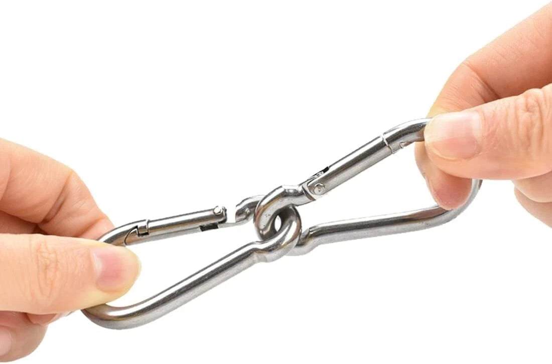 Durable carabiner buckle lock design for secure use