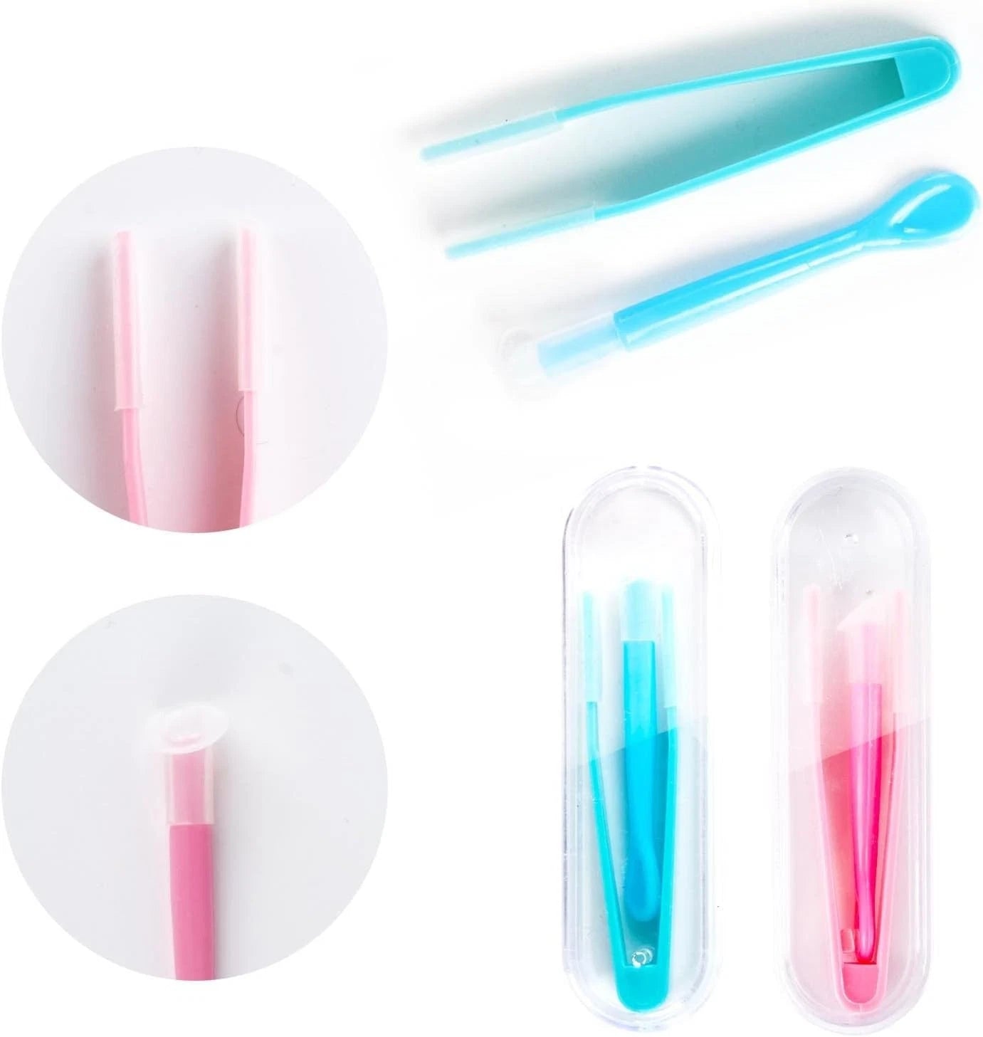 Eye care lens remover applicator set for clean handling