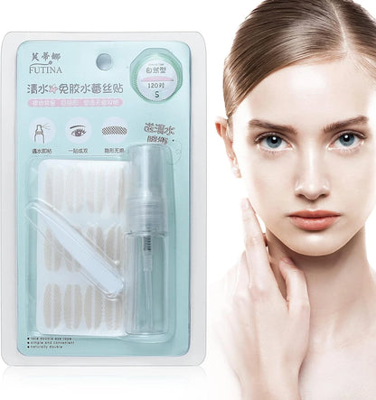 Eyelid lift eye strips for instant anti ageing eye support