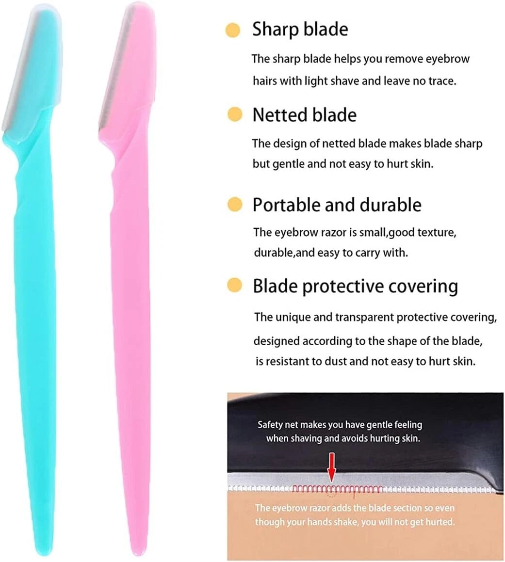 Face shaver grooming tool used at home for hair removal