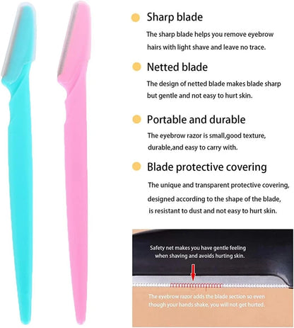Face shaver grooming tool used at home for hair removal
