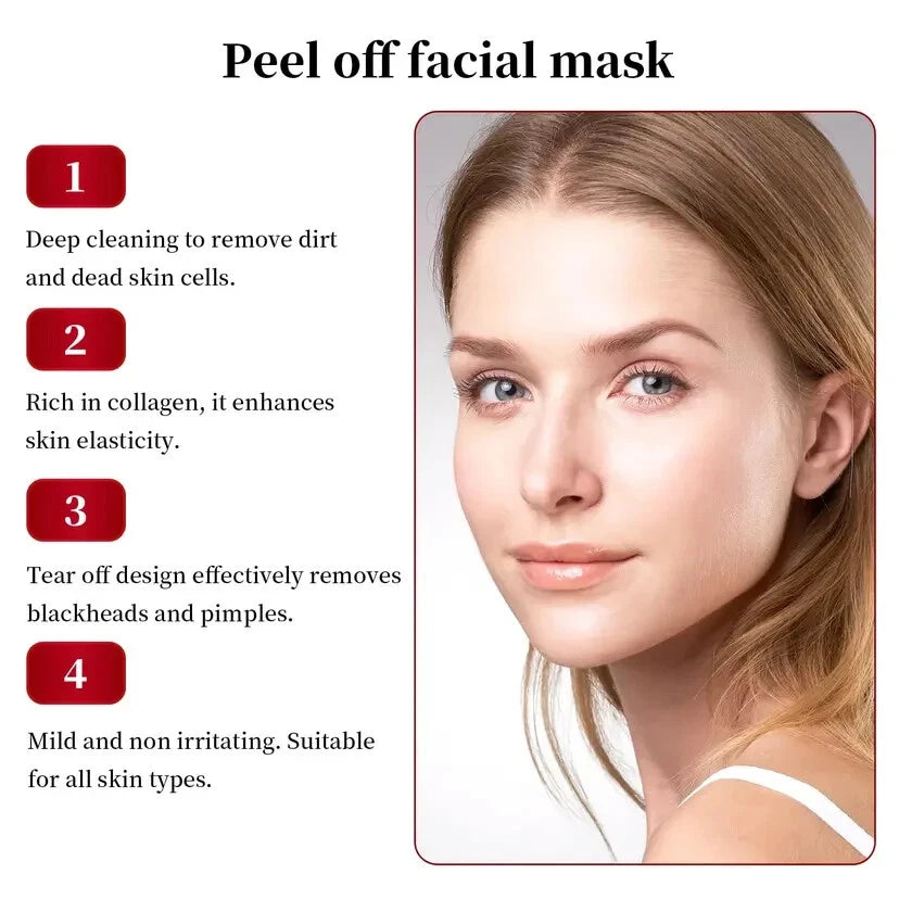 Facial sleeping mask used in night skincare routine for women