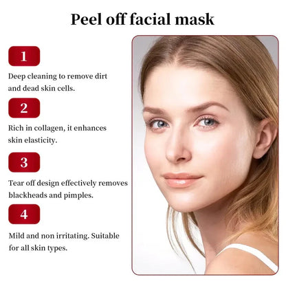 Facial sleeping mask used in night skincare routine for women