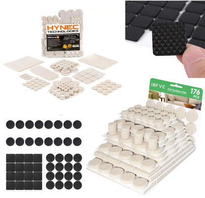 Self adhesive felt foam pads for furniture floor protection