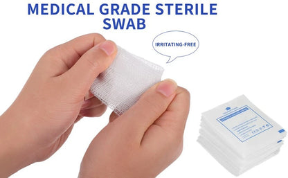 First aid gauze pads absorbent wound care