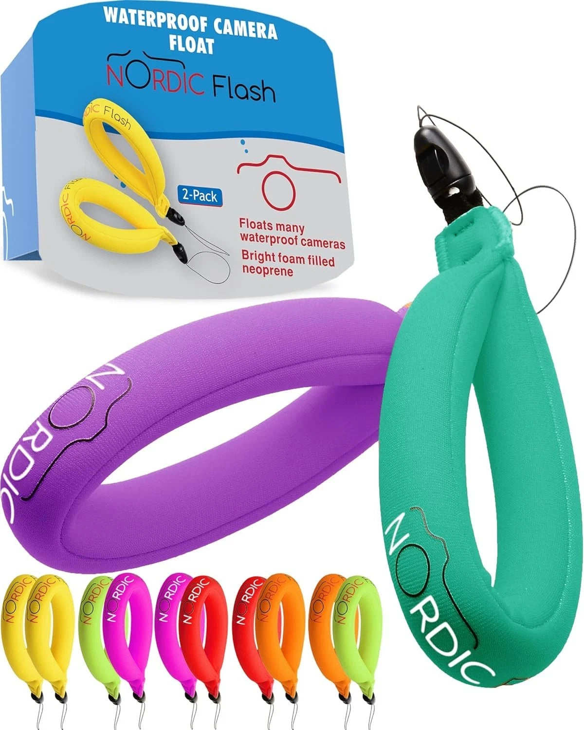 Floating camera wrist strap waterproof buoyancy device