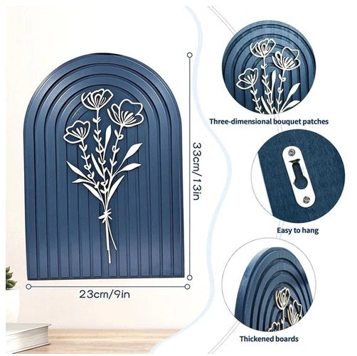 Floral hanging wall art aesthetic decoration for modern interiors