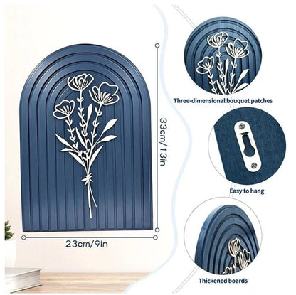 Floral hanging wall art aesthetic decoration for modern interiors