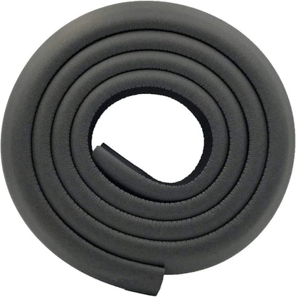 Close up of foam corner protector for baby safety