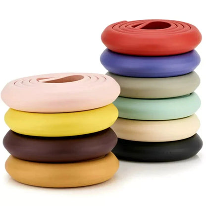 Packaging of foam edge protector for baby safety use
