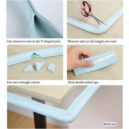 Soft foam edge protector made from safe baby friendly material