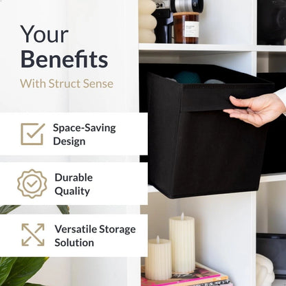 Foldable cube box storage used for closet organisation and clothes