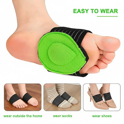 Foot arch support insoles designed for plantar fasciitis relief