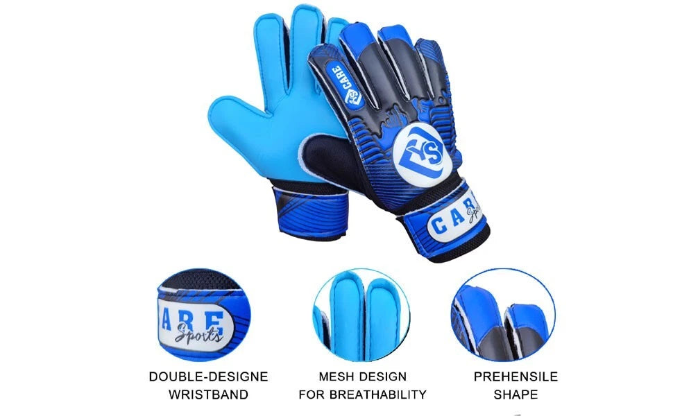 Football gloves showing grip palm close detail