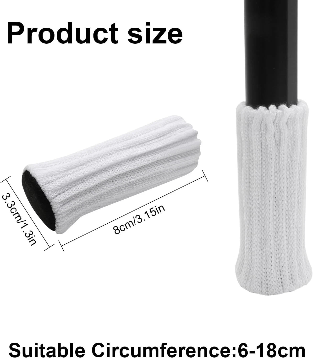 Furniture feet protector sock caps for chairs and tables