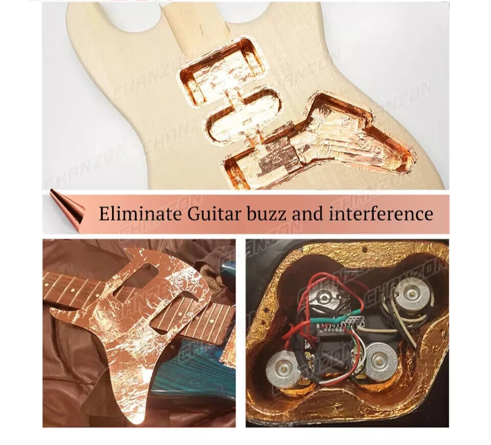 Installing copper tape in garden for effective pest control