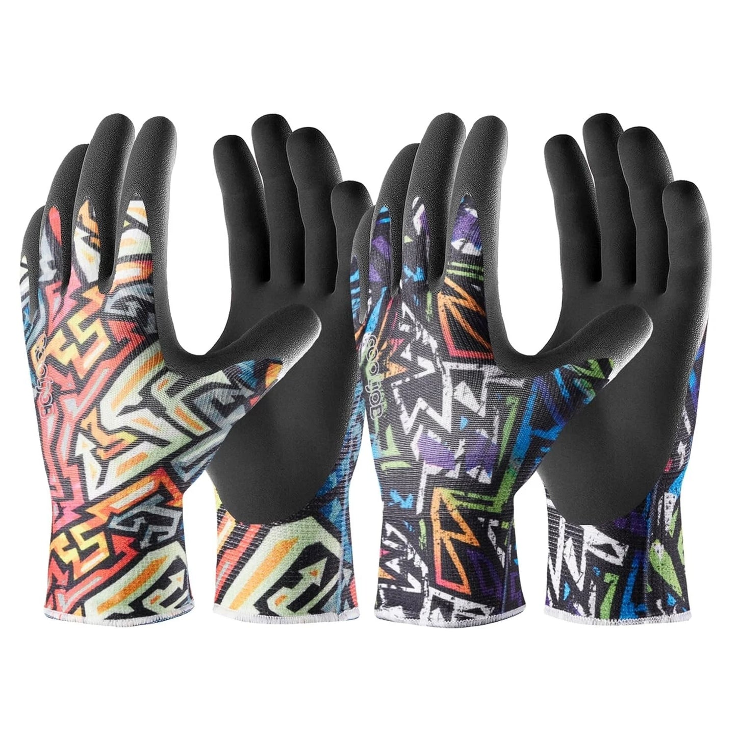 Protective gardening gloves used for outdoor plant work