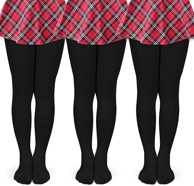 Girls tights with elastic waistband for comfortable secure fit
