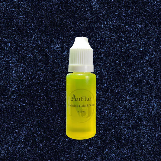 Gold and silver soldering flux bottles for metalwork use