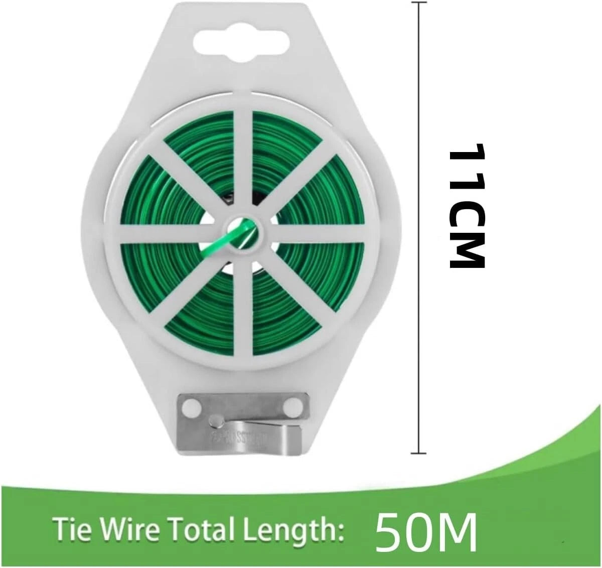 Greenhouse gardening twist tie wire used for crop support