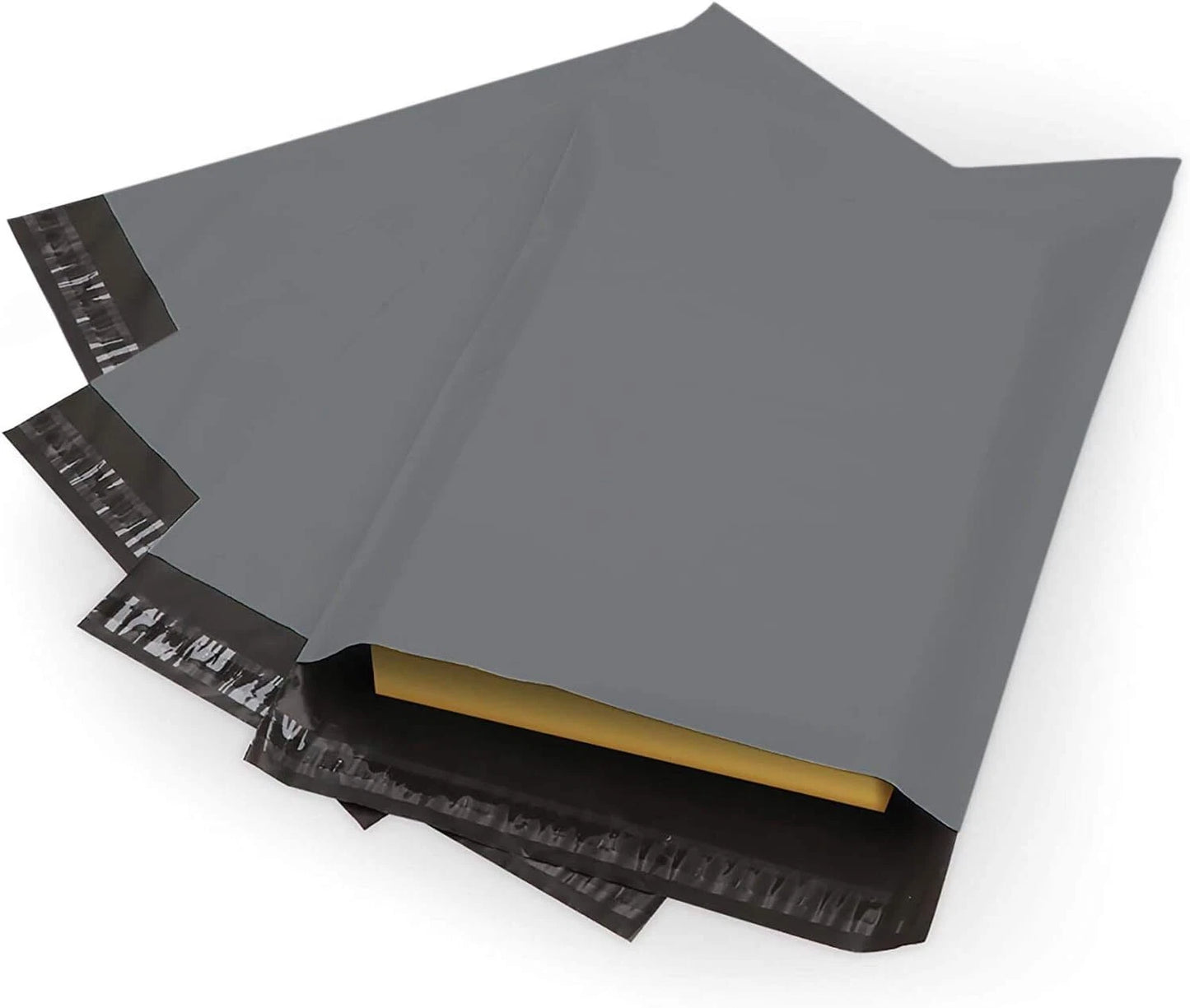 Grey postal mailing bags self seal packaging bags