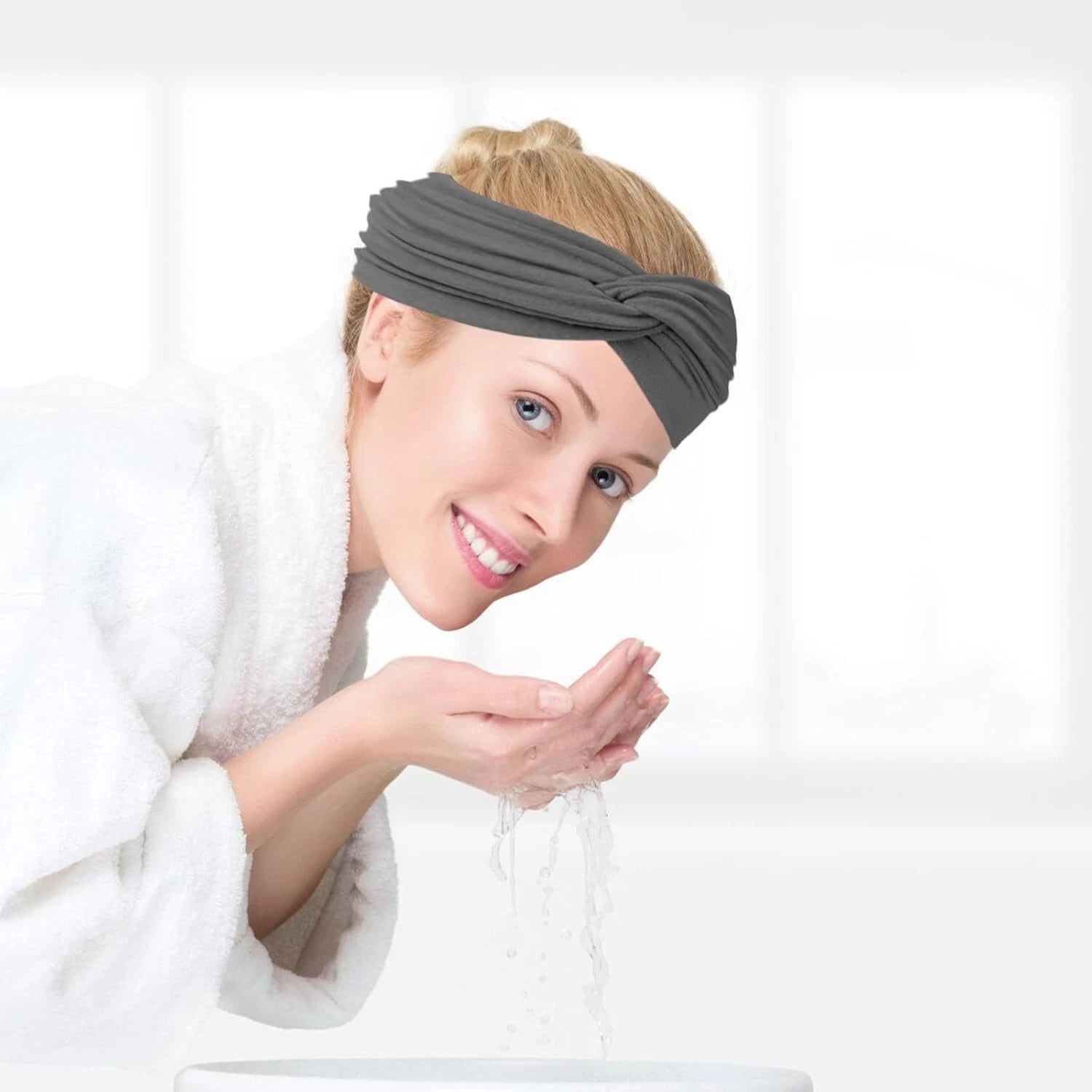 Gym yoga hairband wide comfortable fit for workouts