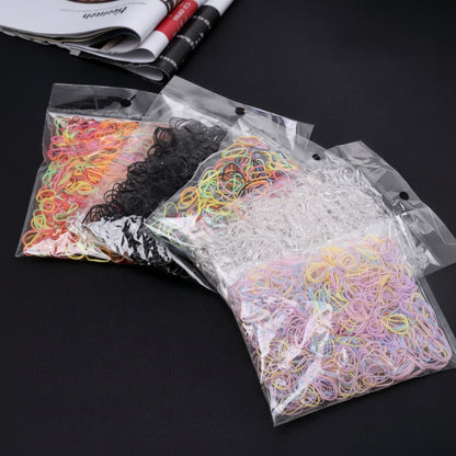 Rubber hair bands used for DIY craft and organisation