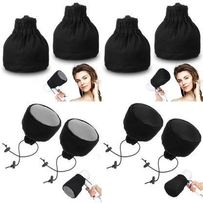 Hair dryer diffuser collapsible attachment for curly hair styling