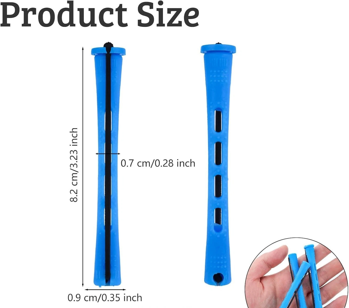 Hair rollers used for creating natural wave hairstyles