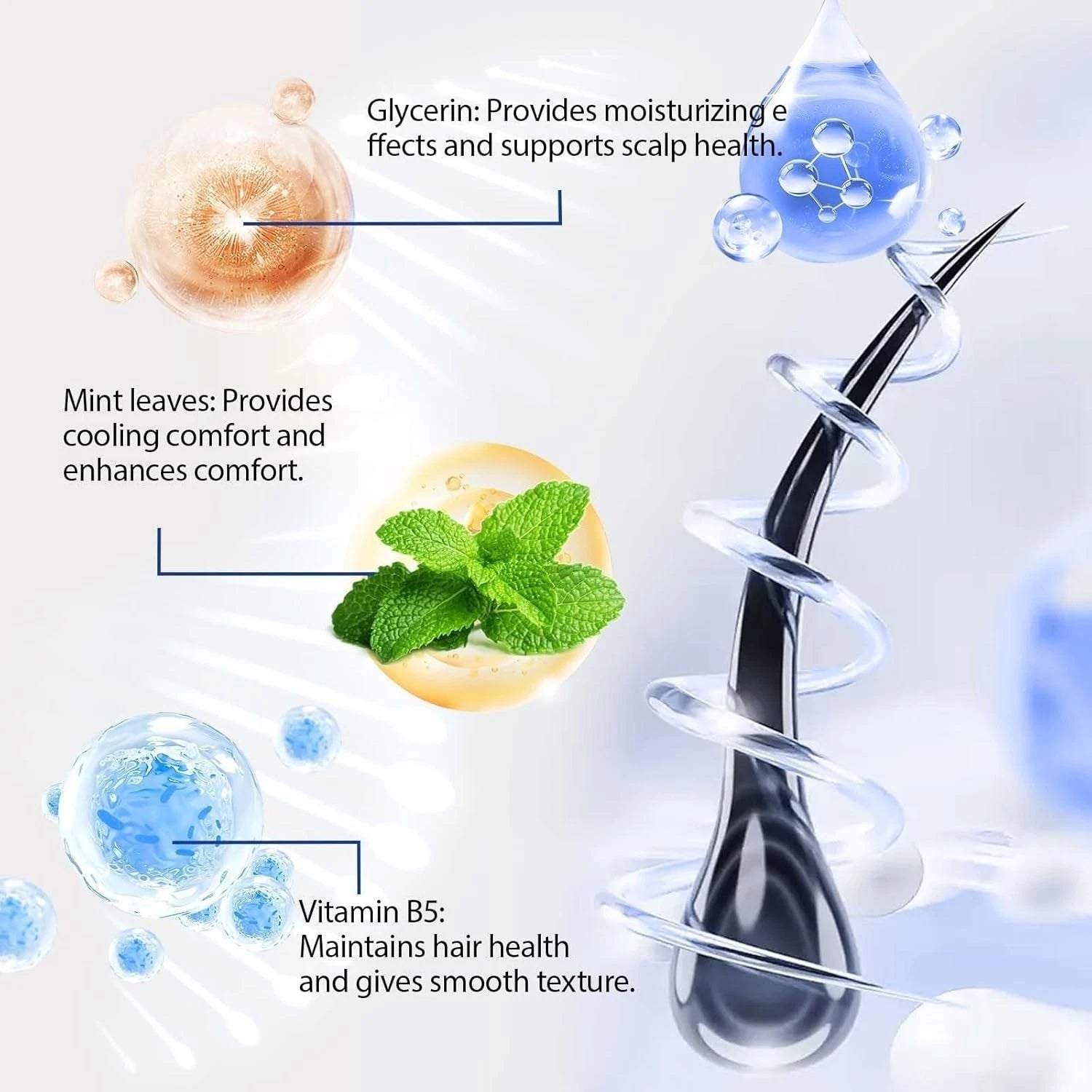Hair serum ampoule used for scalp treatment and hair regrowth support