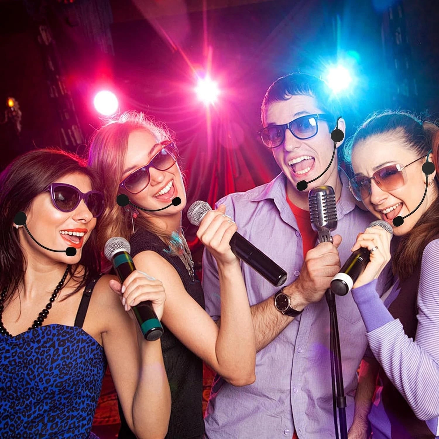 Halloween costume microphone accessory for roleplay