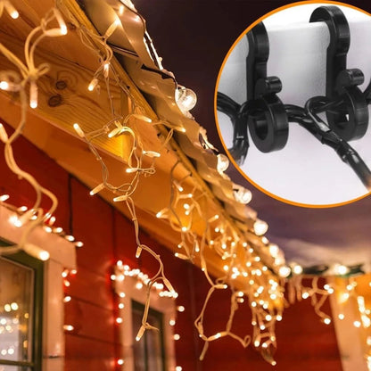Heavy duty light hooks used for Christmas decoration