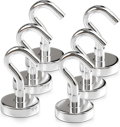 Heavy duty magnetic hooks neodymium strong hanger set
