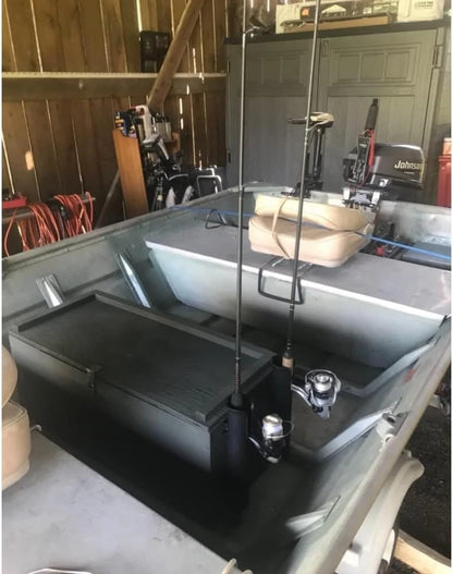 Heavy duty rod holder stainless steel close detail