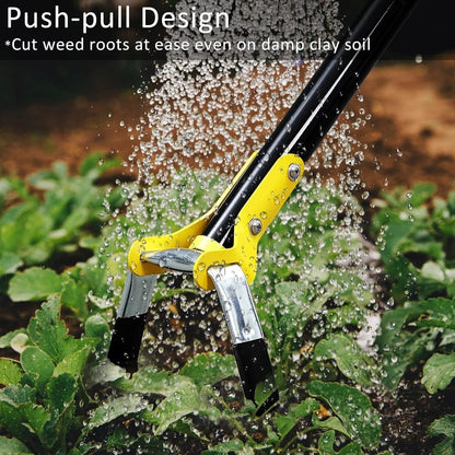 Heavy duty weeder tool used in garden maintenance