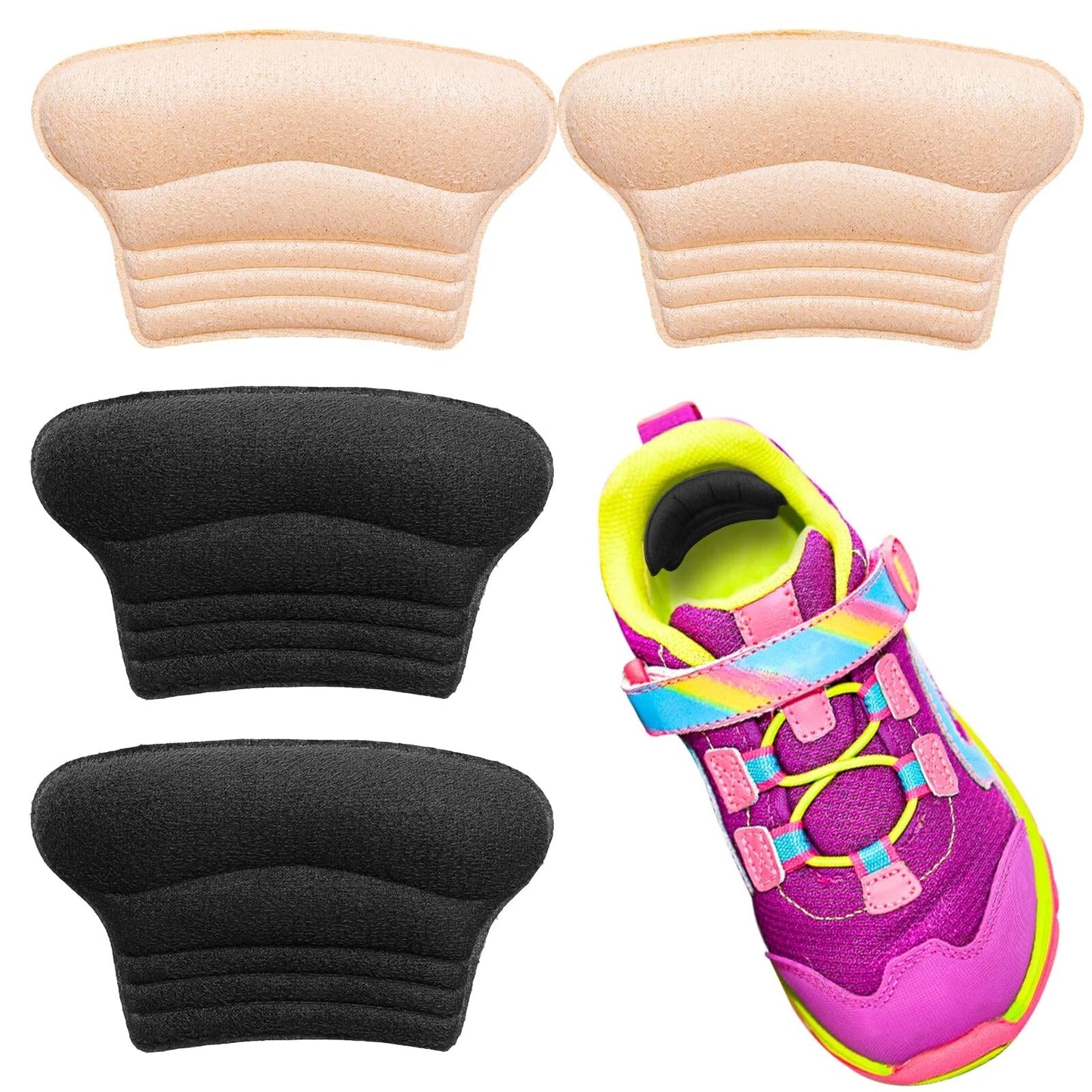 Heel grips pads for shoes anti slip cushion comfort liner