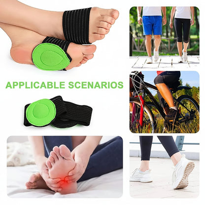 Packaging of heel pain relief arch support insoles set