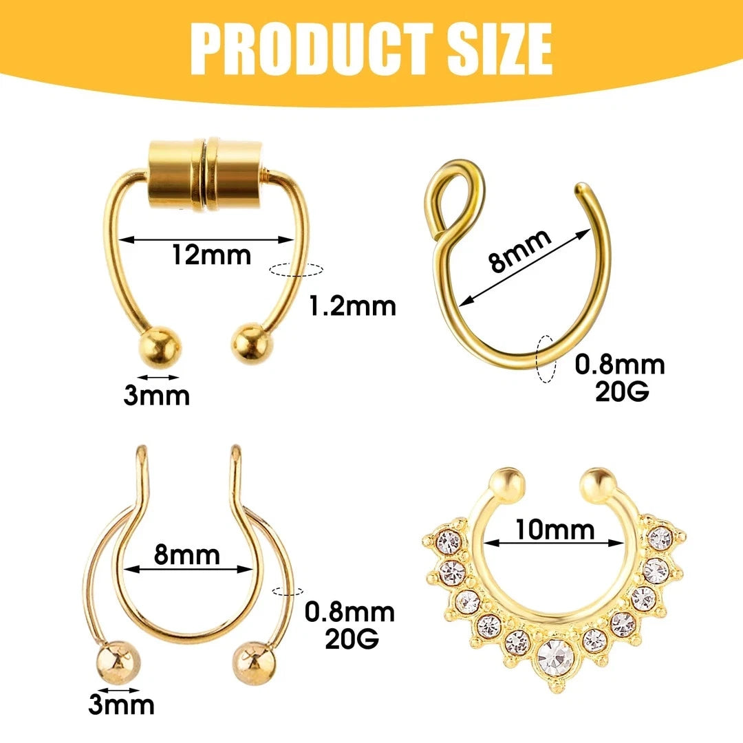 Helix tragus hoop jewelry used as fashion accessory