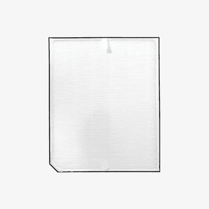 HEPA air purifier filter close up showing fine particle filtration