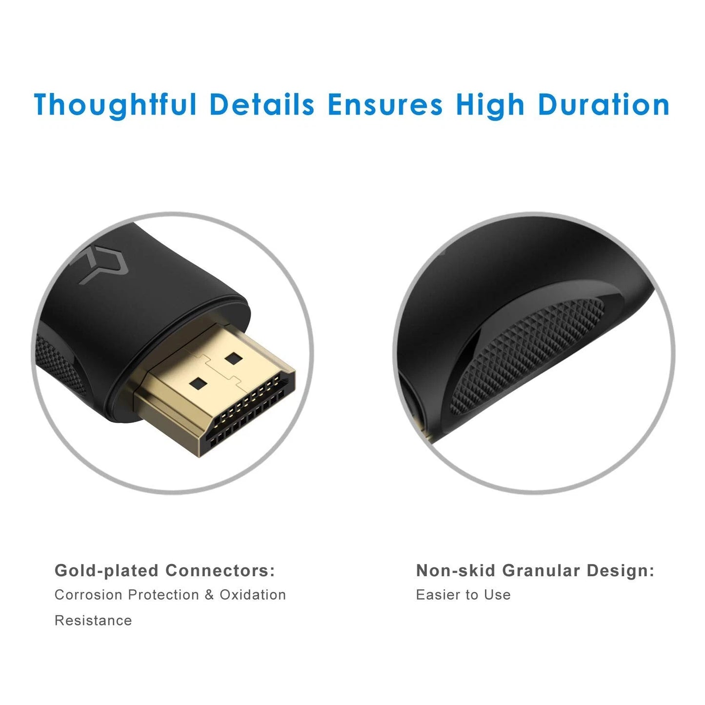 High speed HDMI male to male cable connector design