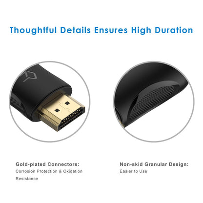 High speed HDMI male to male cable connector design