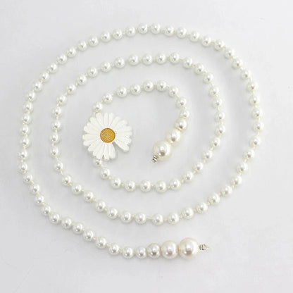 High waist hip chain worn as stylish fashion accessory
