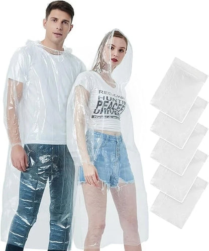 Hooded raincoat unisex design for men and women